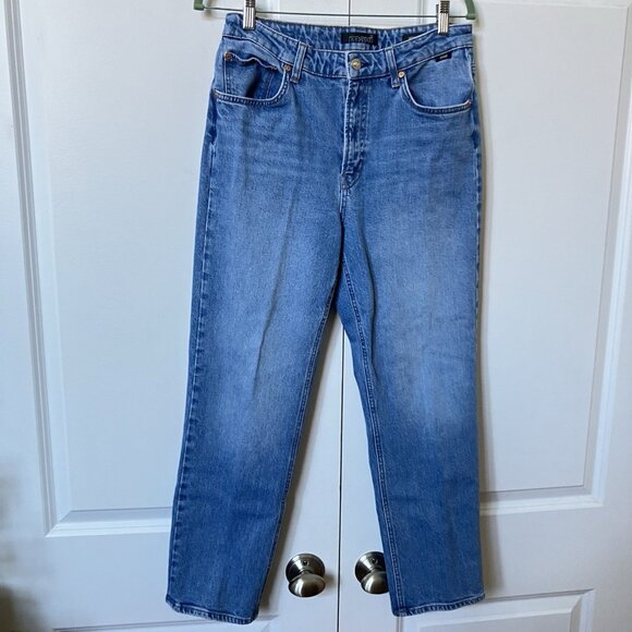 Mavi New York High Rise Straight Leg Jeans Womens 30 Blue - Picture 2 of 13